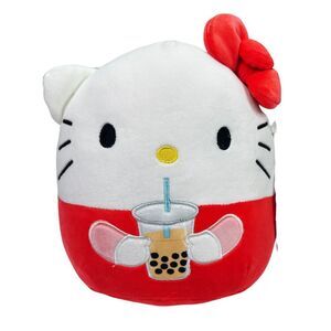 Squishmallows Hello Kitty Boba Tea 8” Plush
